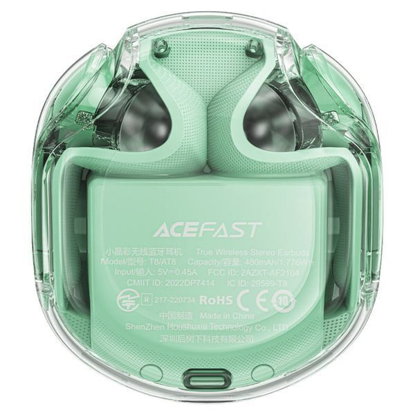 Навушники TWS Acefast T8 Mint Green (AFT8MG) 511151ua фото