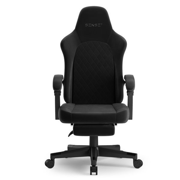 Комп'ютерне крісло для геймера Sense7 Devon Alcantara Mesh Black 619939 фото