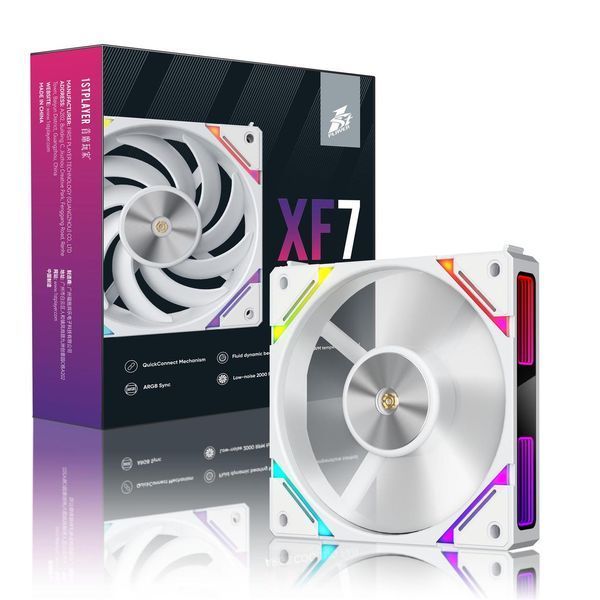 Вентилятор 1Stplayer XF7 White (XF7-WH-1IN1) 622667ua фото