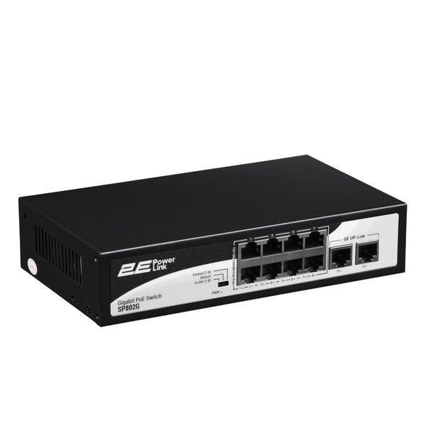 Комутатор некерований 2E PowerLink SP802G (2E-SP802G) 578421ua фото
