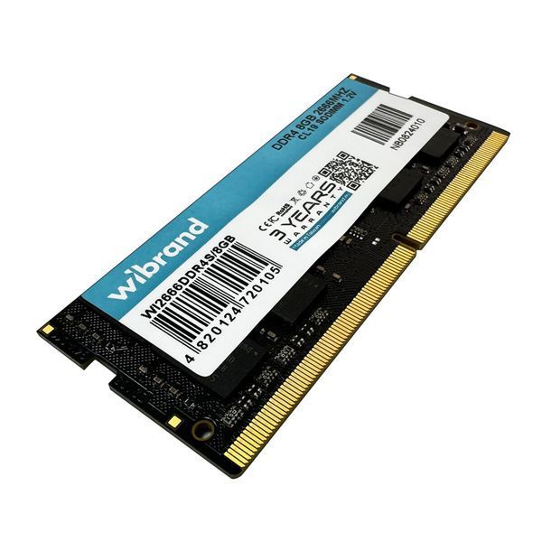 Пам'ять для ноутбуків Wibrand 8 GB SO-DIMM DDR4 2666 MHz (WI2666DDR4S/8GB) 532649ua фото