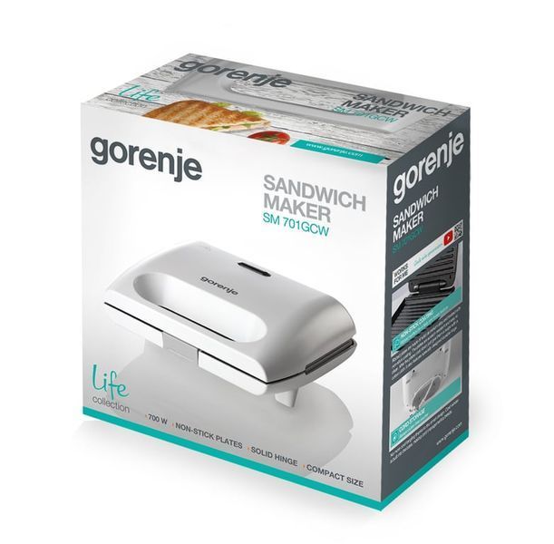 Бутербродниця Gorenje SM701GCW 516330ua фото