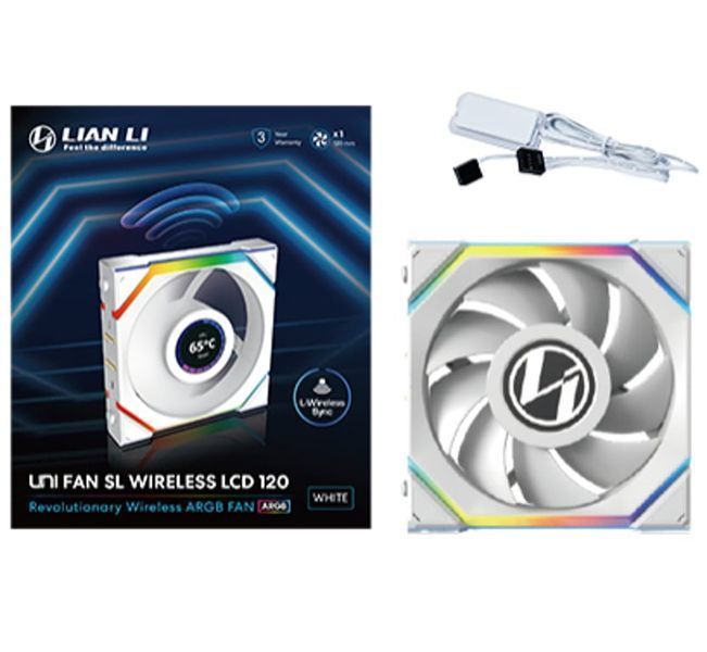 Вентилятор Lian Li UNI FAN SL White 1-Pack (12SLLCD1W1W) 570520 фото