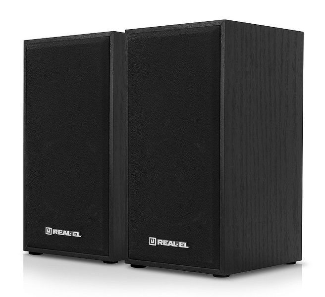 Акустичні колонки Real-El S-202 USB Black (EL121200019) 622566ua фото