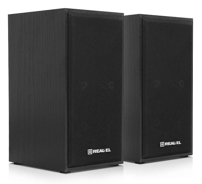 Акустичні колонки Real-El S-202 USB Black (EL121200019) 622566ua фото