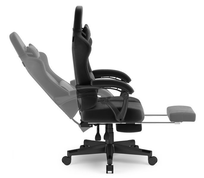 Комп'ютерне крісло для геймера Sense7 Devon Alcantara Mesh Black 619939 фото