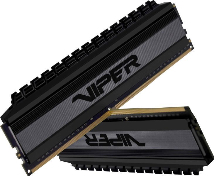 Пам'ять для настільних комп'ютерів Patriot 16 GB (2x8GB) DDR4 3200 MHz Viper 4 Blackout (PVB416G320C6K) 339132 фото