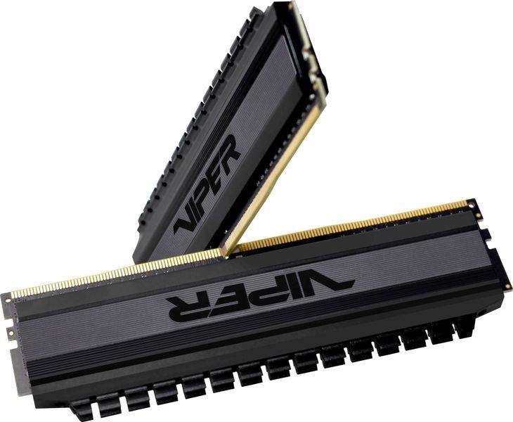 Пам'ять для настільних комп'ютерів Patriot 16 GB (2x8GB) DDR4 3200 MHz Viper 4 Blackout (PVB416G320C6K) 339132 фото