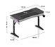 Геймерський ігровий стіл Huzaro Hero 3.6 RGB Black 618112 фото 6