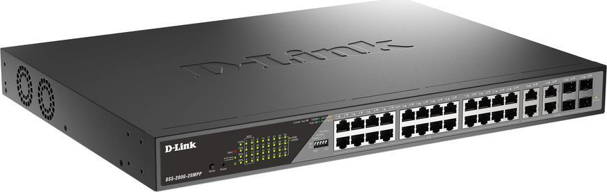 Комутатор некерований D-Link DSS-200G-28MP 562191ua фото