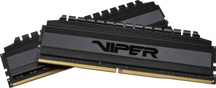 Пам'ять для настільних комп'ютерів Patriot 16 GB (2x8GB) DDR4 3200 MHz Viper 4 Blackout (PVB416G320C6K) 339132 фото