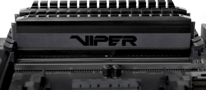 Пам'ять для настільних комп'ютерів Patriot 16 GB (2x8GB) DDR4 3200 MHz Viper 4 Blackout (PVB416G320C6K) 339132 фото