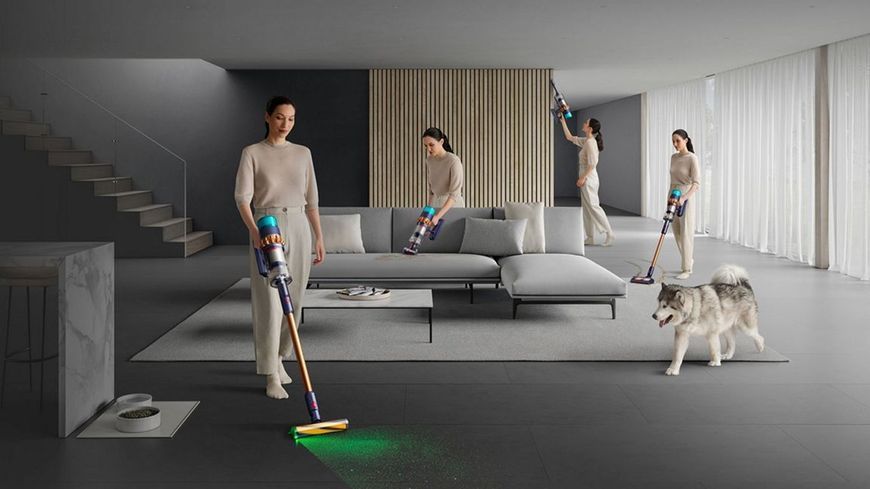 Вертикальний + ручний пилосос (2в1) Dyson Gen5 Detect (447046-01) 570535 фото