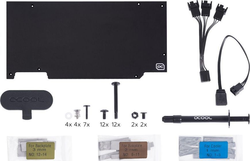 Водяне охолодження Alphacool Eiswolf 2 AIO 360mm RTX 3080 / 3090 TUF with Backplate (14419) 470660 фото