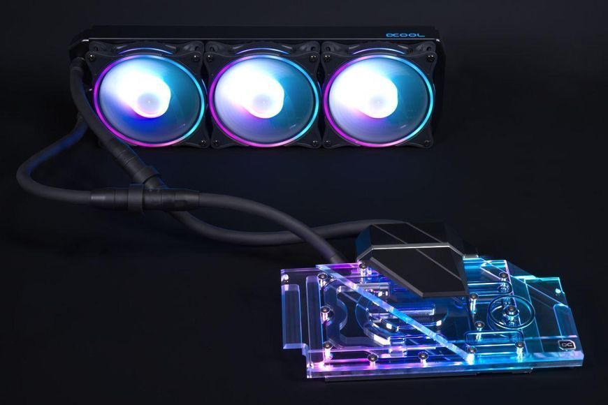 Водяне охолодження Alphacool Eiswolf 2 AIO 360mm RTX 3080 / 3090 TUF with Backplate (14419) 470660 фото