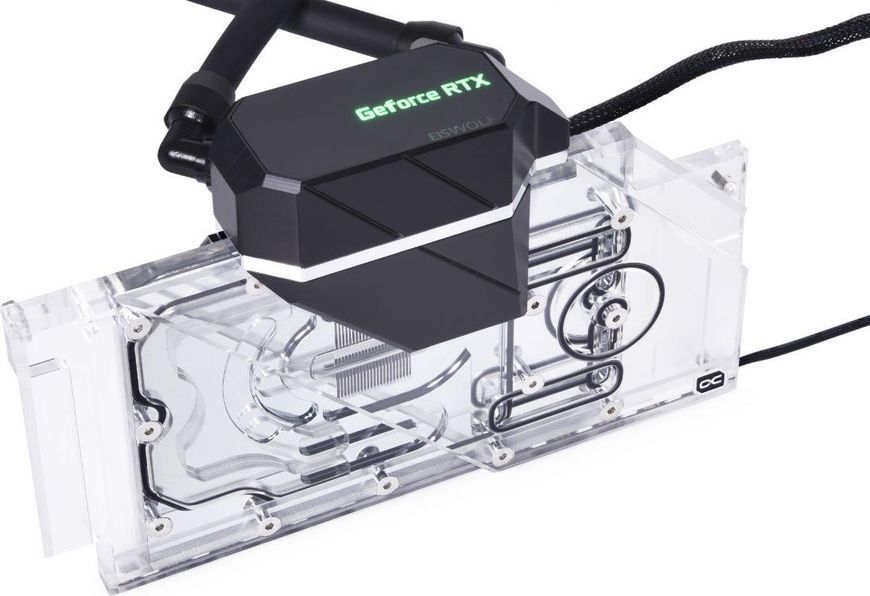 Водяне охолодження Alphacool Eiswolf 2 AIO 360mm RTX 3080 / 3090 TUF with Backplate (14419) 470660 фото