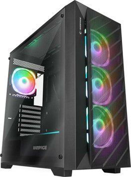 Корпус Rampage Prime Mesh ARGB Black 542106 фото