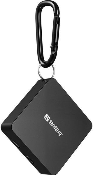 Зовнішній акумулятор (павербанк) Sandberg 3in1 Magnet Powerbank 5000mAh Black (421-28) 619745 фото
