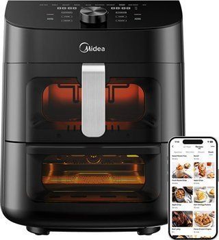 Мультипечь (аэрофритюрница) Midea MAD1100DADK 552340 фото