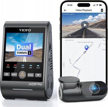 Автомобильный видеорегистратор Viofo A229 Pro 2CH-G GPS 618613 фото