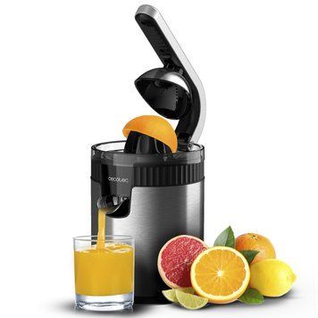 Соковыжималка для цитрусовых (цитрус-пресс) Cecotec Xqueeze RetroJuice 600 Steel (CCTC-03363) 623725ua фото