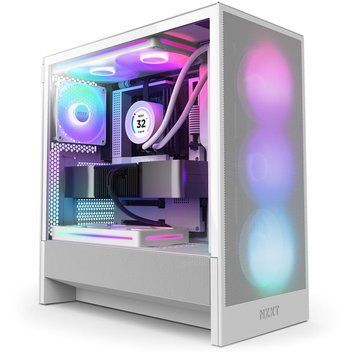 Корпус NZXT H5 Flow White (CC-H52FW-R1) 531853ua фото