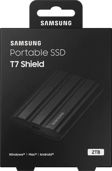SSD накопичувач Samsung T7 Shield 2 TB Black (MU-PE2T0S) 364794ua фото