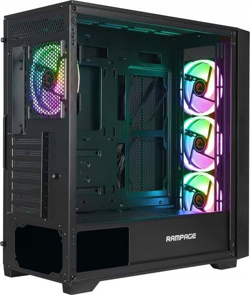 Корпус Rampage Prime Mesh ARGB Black 542106 фото
