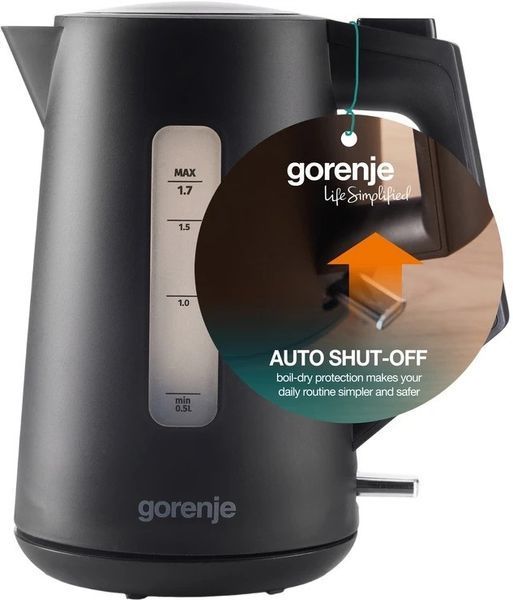 Електрочайник Gorenje K17OPB 622868ua фото