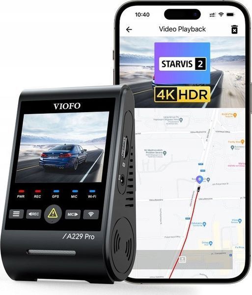 Автомобільний відеореєстратор Viofo A229 Pro 2CH-G GPS 618613 фото