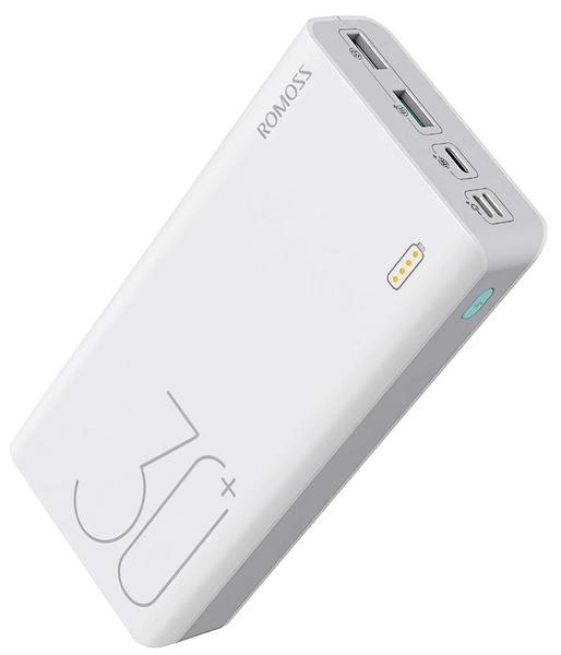 Зовнішній акумулятор (павербанк) Romoss Sense8+ 30000mAh White (PHP30-401-02) 616717 фото