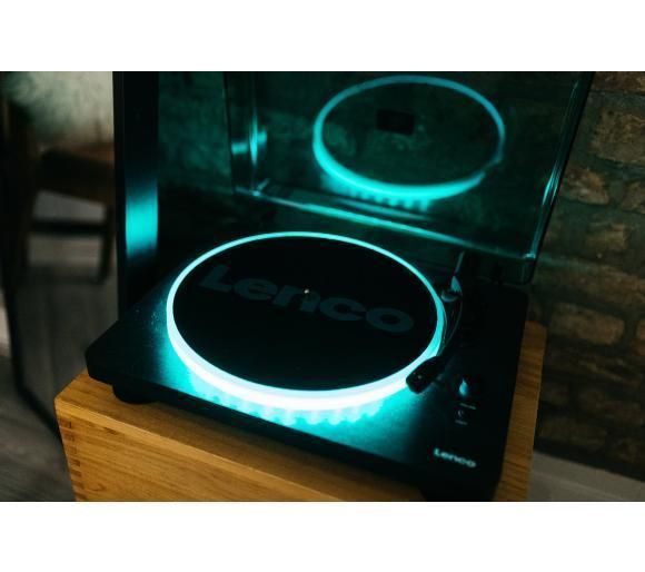 Проигрыватель виниловых дисков Lenco LS-50LED Black 360791 фото