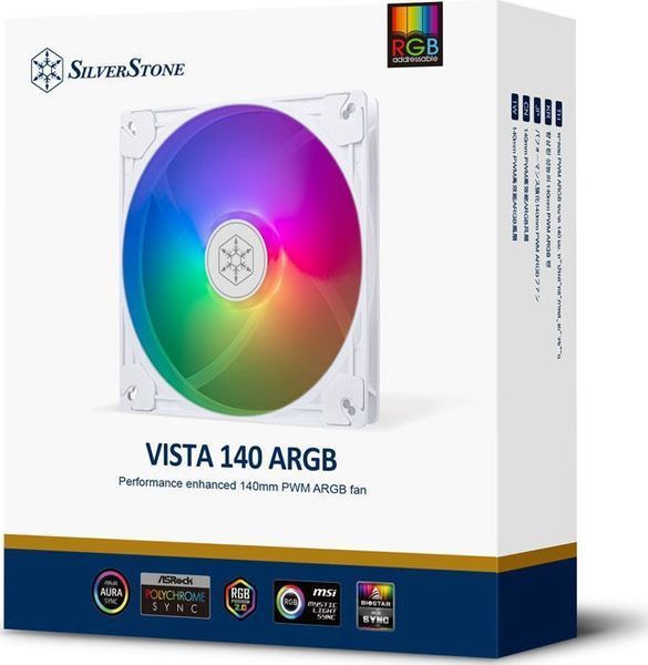 Вентилятор SilverStone Vista 120 ARGB (SST-VS120W-ARGB) 550477ua фото