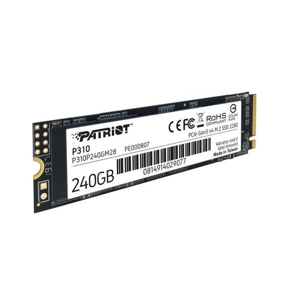 SSD накопитель Patriot P310 240 GB (P310P240GM28) 506899ua фото