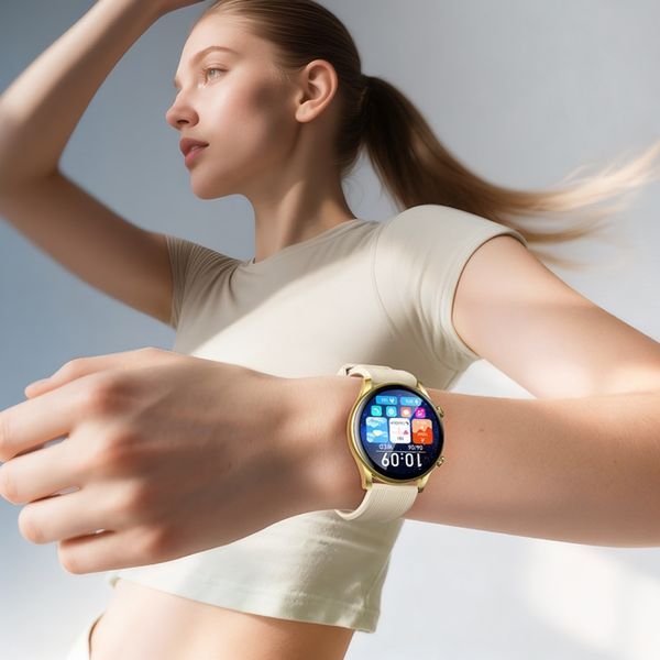 Смарт-годинник Hoco Y38 Amoled 36mm Gold 626992ua фото