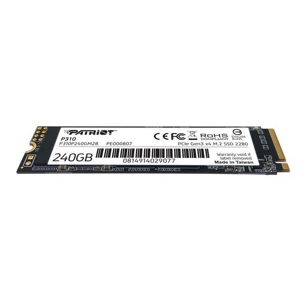 SSD накопитель Patriot P310 240 GB (P310P240GM28) 506899ua фото