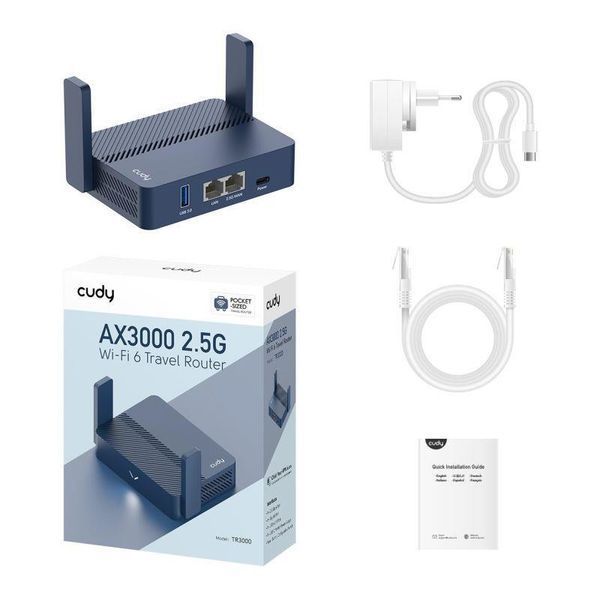 Wi-Fi-маршрутизатор Cudy TR3000 Travel 503174 фото