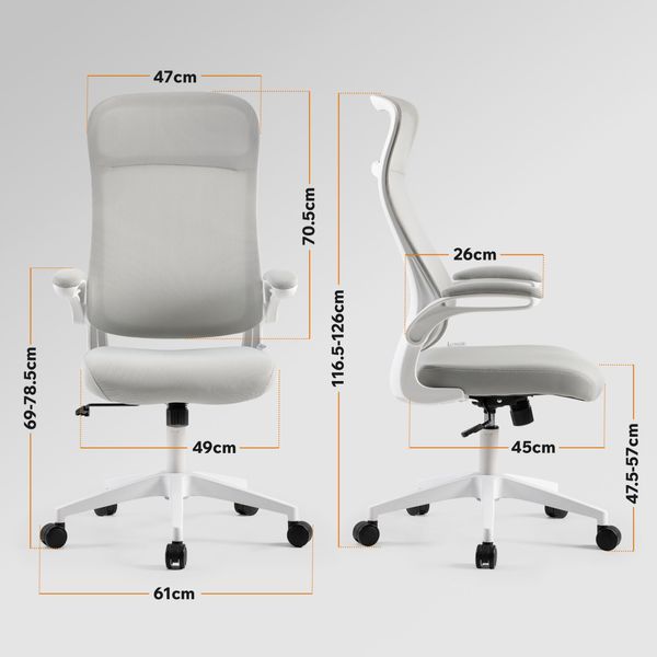 Офисное кресло для персонала Sense7 Revo Gray 621010 фото