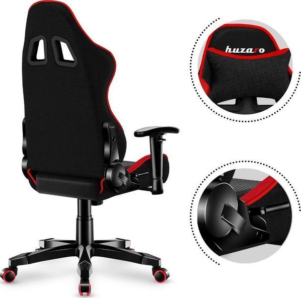 Комп'ютерне крісло для геймера Huzaro Ranger 6.0 Red Mesh 351167 фото