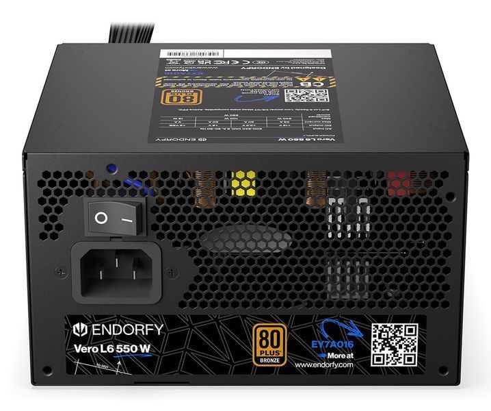Блок живлення Endorfy Vero L6 550W (EY7A016) 618714 фото