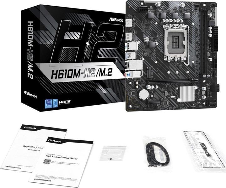 Материнська плата ASRock H610M-H2/M.2 542256ua фото