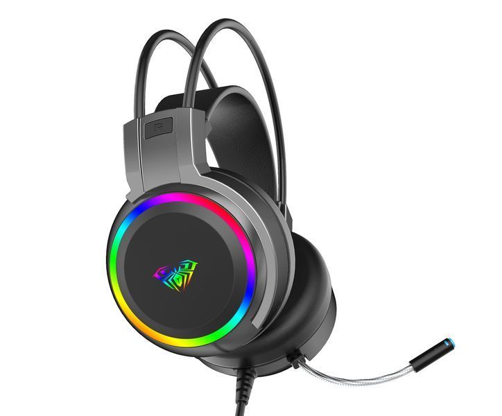Навушники з мікрофоном Aula S608 Wired Gaming Headset Black (6948391235509) 579340ua фото