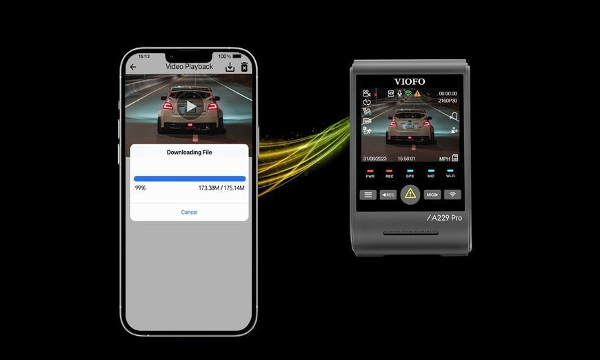 Автомобільний відеореєстратор Viofo A229 Pro 2CH-G GPS 618613 фото