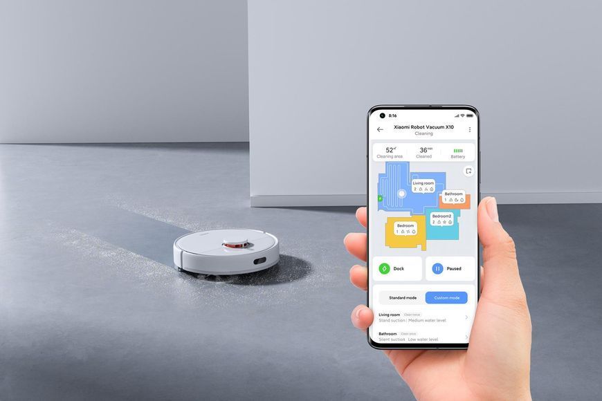 Робот-пылесос Xiaomi Robot Vacuum X10 White 476643 фото