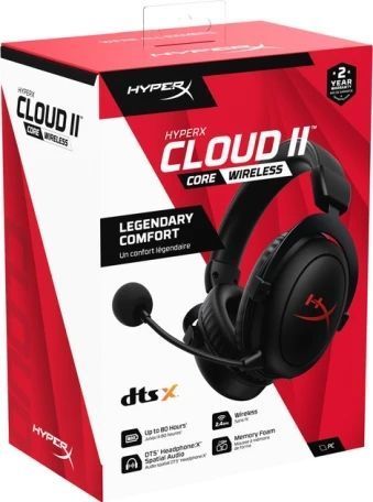 Навушники з мікрофоном HyperX Cloud II Core Wireless Black (6Y2G8AA) 533225ua фото