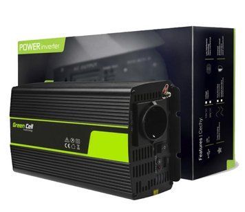 Перетворювач DC-AC Green Cell INV19 24V/230V 1500/3000W 477325 фото