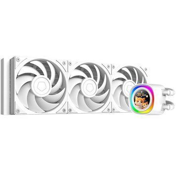 Водяное охлаждение ID-Cooling FX360 LCD PE White 622769ua фото
