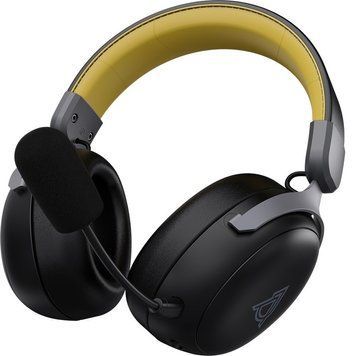 Наушники с микрофоном Ajazz AHM08 MAX Black/Gray/Yellow (AHM08-MAX-BGY) 623375ua фото