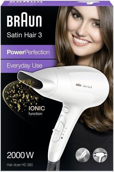 Фен Braun Satin Hair 3 PowerPerfection HD 380 310550 фото