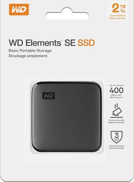SSD накопитель WD Elements SE Black 2 TB (WDBAYN0020BBK-WESN) 354593 фото